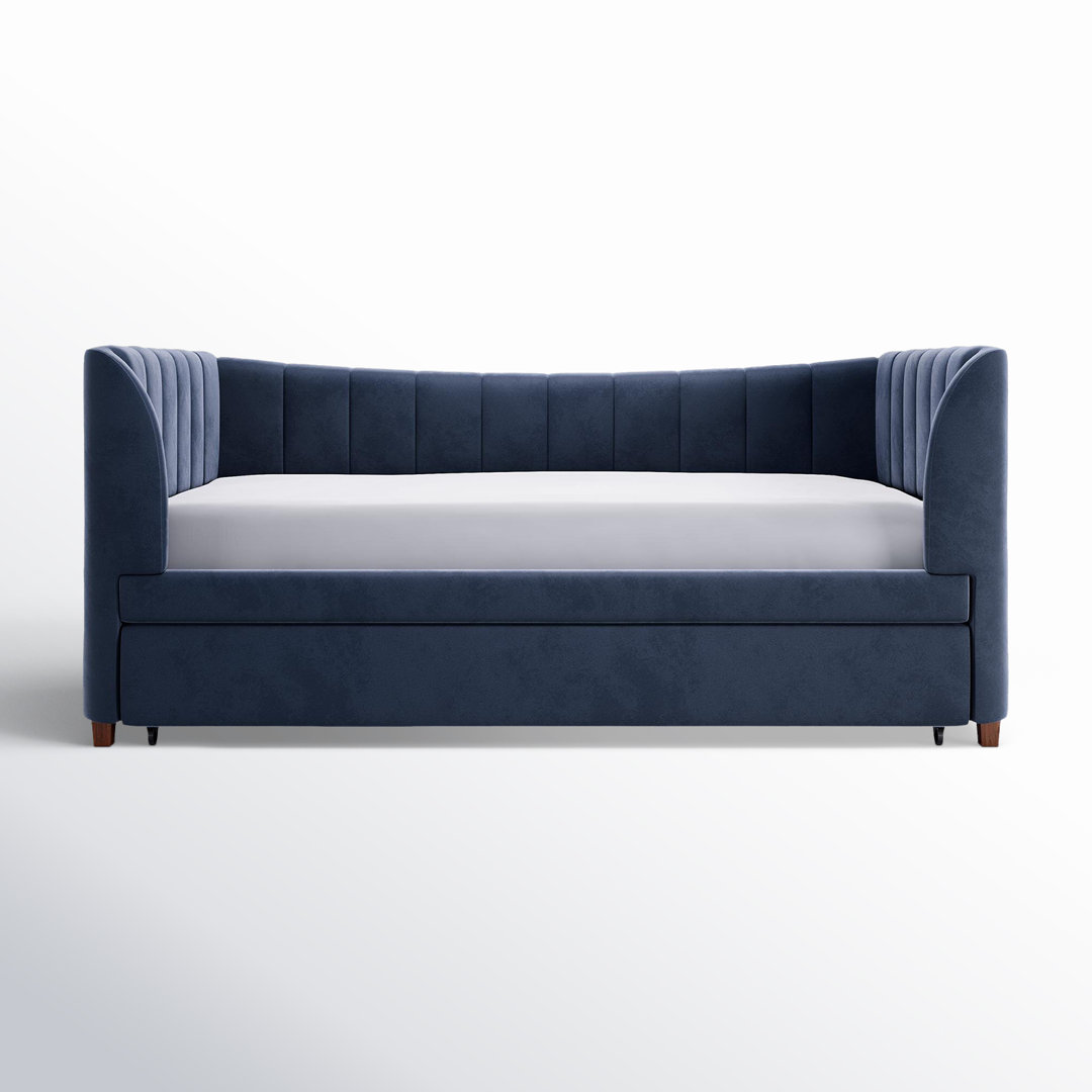Ricketts Twin Upholstered Daybed with Trundle Mercer41 