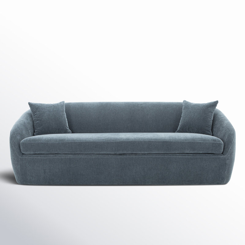 Stargazer Upholstered 81'' Sofa, Blue Performance Chenille