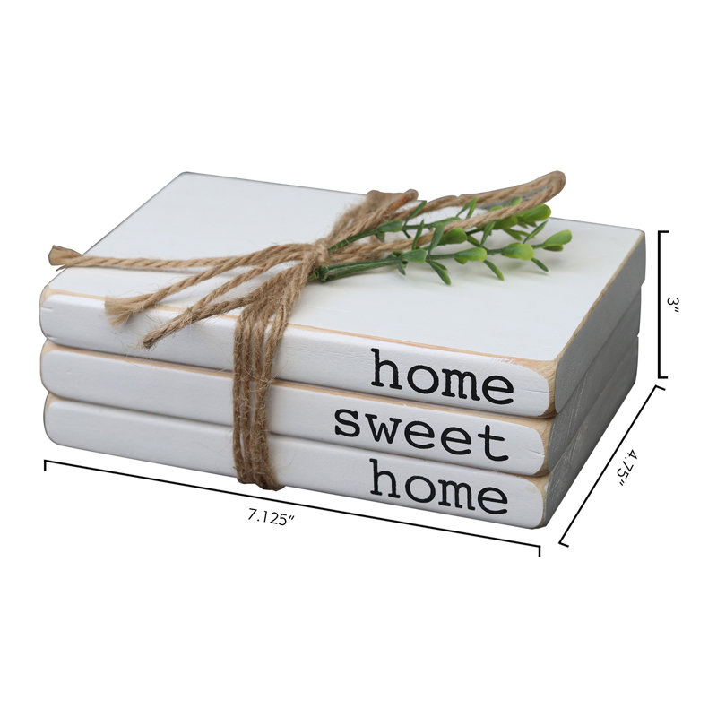 Gainz Text & Numbers Decorative Book
