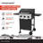 Megamaster 3 - Burner Liquid Propane Gas Grill