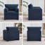 Fauteuil d'appoint surdimensionné en chenille 32,7 po-802451603