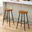 Tabourets de bar en simili cuir sans dossier pour îlot de cuisine (ensemble de 2)-1616711971-1616711976-1616711972