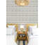 Carreau de papier peint adhésif gris L 10 pi x l 24 po Malin Riviera-88999332-132253478
