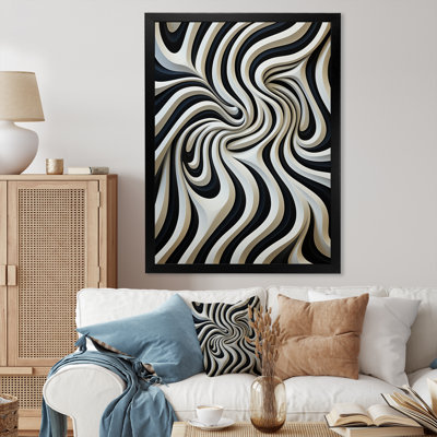 " Black White Opt Art In II "
