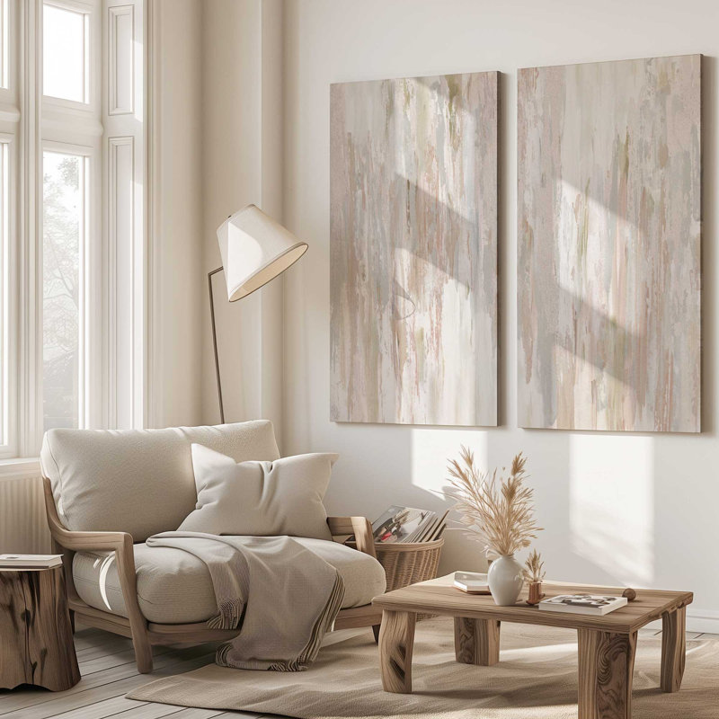 Tanquil Drift | 2 Panel Split Large Canvas Print | Combined, 48" H x 48" W