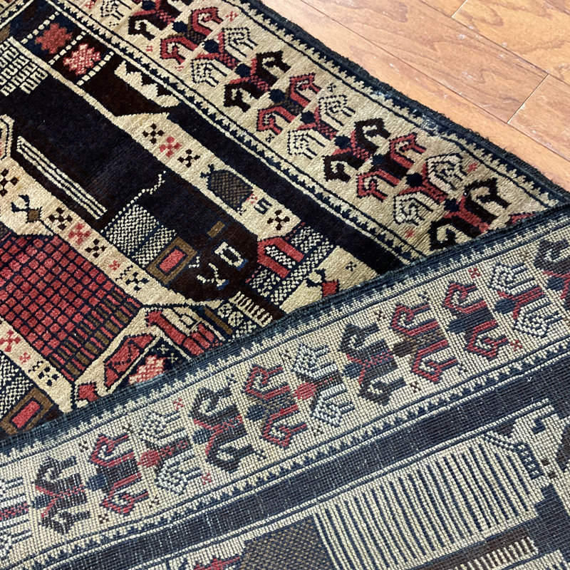 Tapis brun clair en laine Dakira