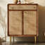 Modern Walnut Solid Wood Shoe Storage