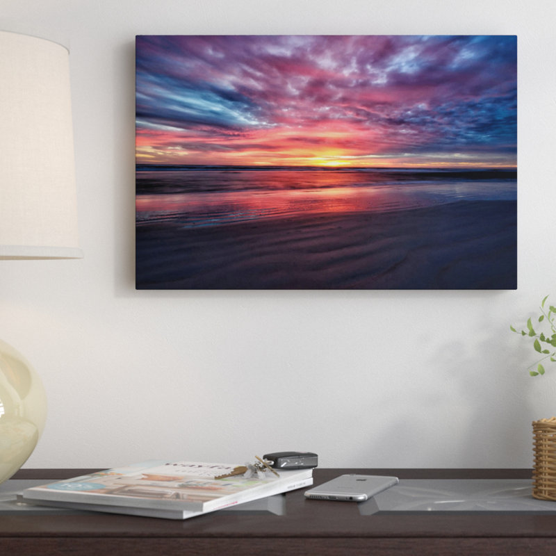 «Nature's Palette» par Chuck Burdick - impression sur toile tendue, H 18 po x l 26 po x P 1,5 po, Toile encadrée noire