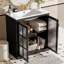 Meuble-lavabo moderne 30 po avec lavabo en céramique-1028966945