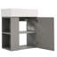 Meuble-lavabo flottant 21,6 po avec lavabo en céramique, rangement à gauche-2118194787