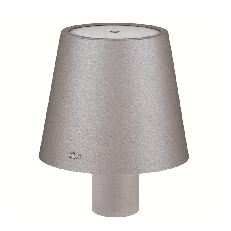 Luce LED Bottle Lamp, 5.25", Gray