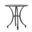 Table d'appoint d'extérieur en fonte d'aluminium