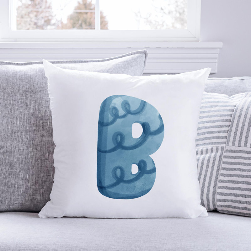 Nautical Sea Life_594 - Coussin décoratif avec coussin décoratif, H 18 po x l 18 po