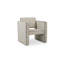 Harris Accent Chair Black And Beige Weave-263813050