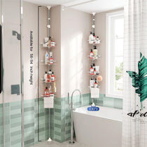 Wayfair  Stainless Steel Shower Caddies You'll Love in 2023