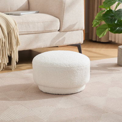 Kenzlee Round Upholstered Ottoman