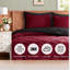 Ensembles de literie en microfibre Scotchgard, lit double réversible