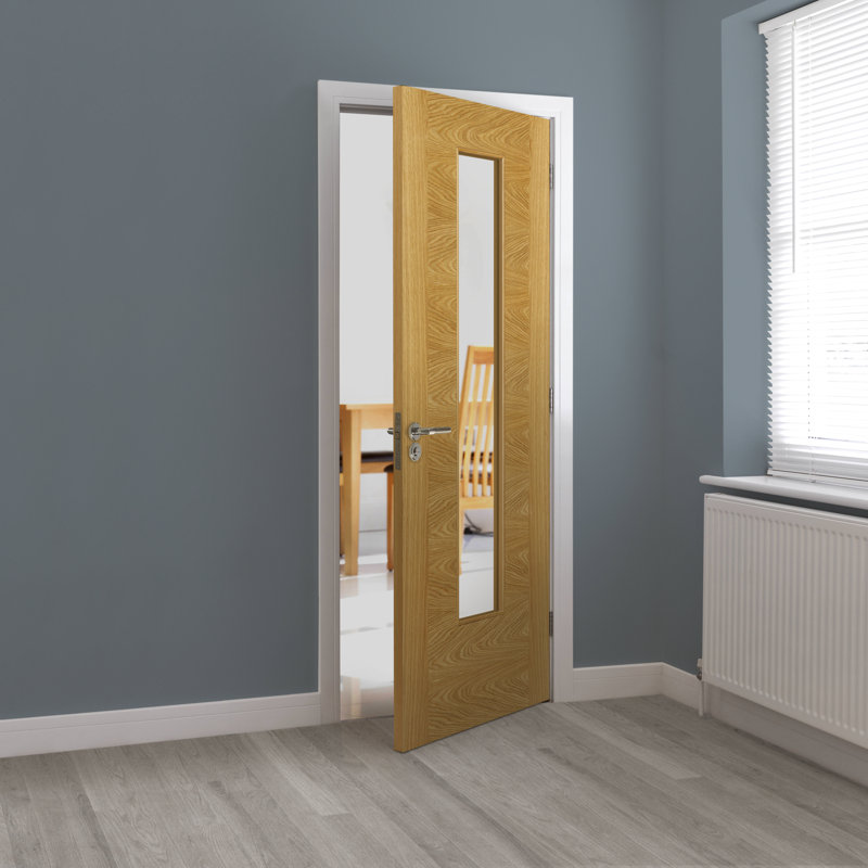 Ostria Oak Internal Door Prefinished, 198.1cm H x 76.2cm W x 3.5cm D