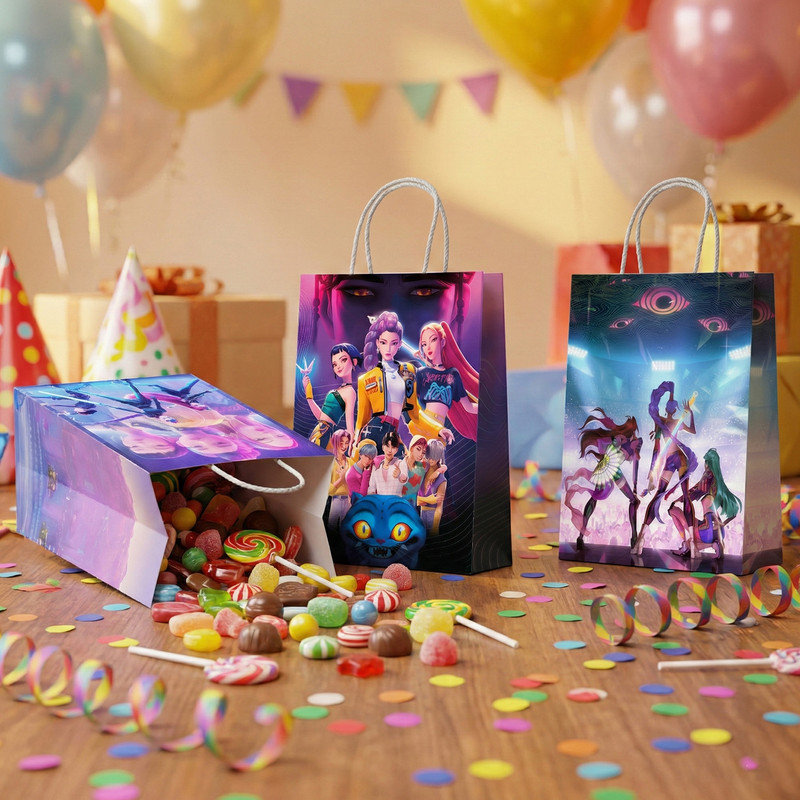 Ensemble de décorations de fête d'anniversaire pour chasseurs de démons KPOP KPOP, 227 pièces