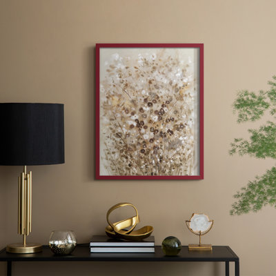 «Flourish I», reproduction encadrée - bois massif