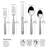 Towle Living Stephanie 20-piece Forged Flatware Set, Service for 4