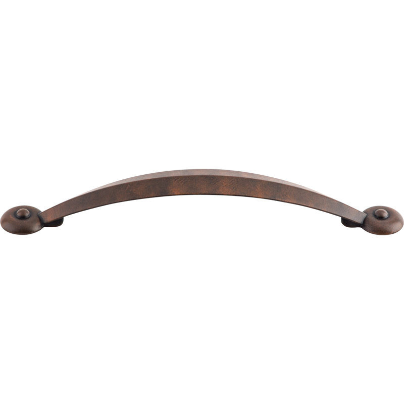 Angle 5 1/16" Center to Center Bar pull, Patina Rouge