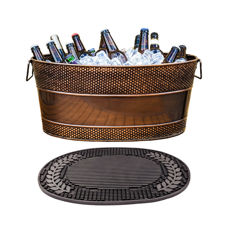 Chand Metal Beverage Tub, Copper