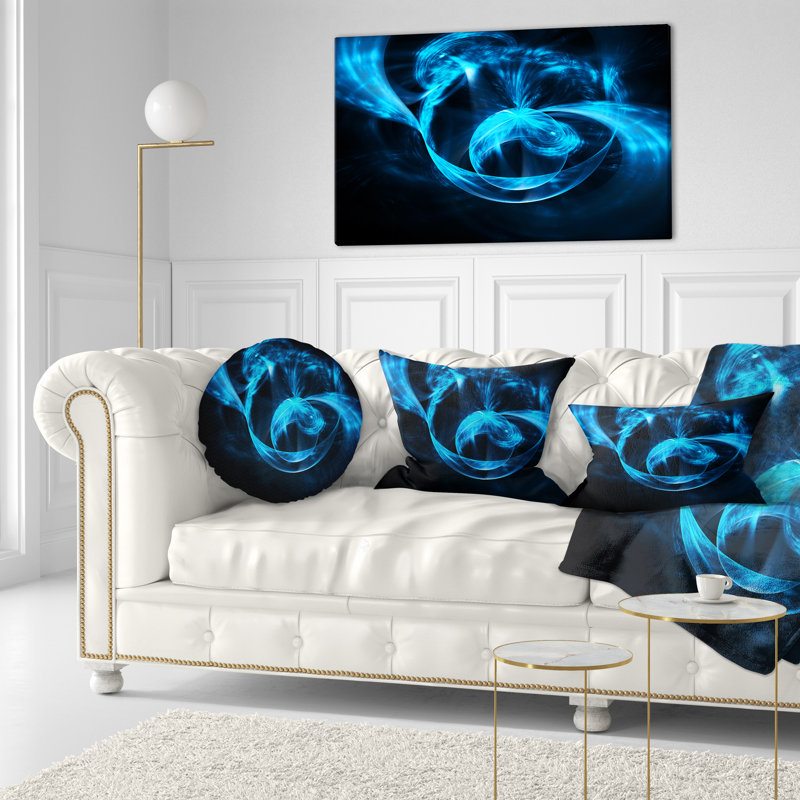 Coussin lombaire à vagues 3d ronds fractal
