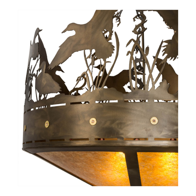 4 - Light Pendant, 49" H x 36" W x 36" D