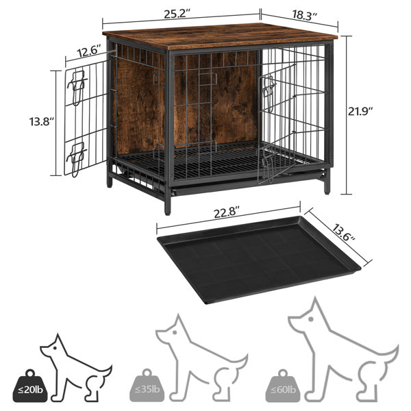 Tucker Murphy Pet USA Pet Airline Travel Crate, Collapsible Carrier for Small Medium Pets - Small, Black Size: 18.75 H x 15.25 W x 26.38 D