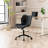 Maddoux Armless Swivel Office Chair Faux Leather Upholstered Waterproof Desk Chair Ergonomic Adjustable Computer Chair-264647575
