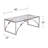 Stevenly Glass Top Coffee Table