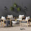Chaise de patio avec coussins Rooney-100781794-100781795