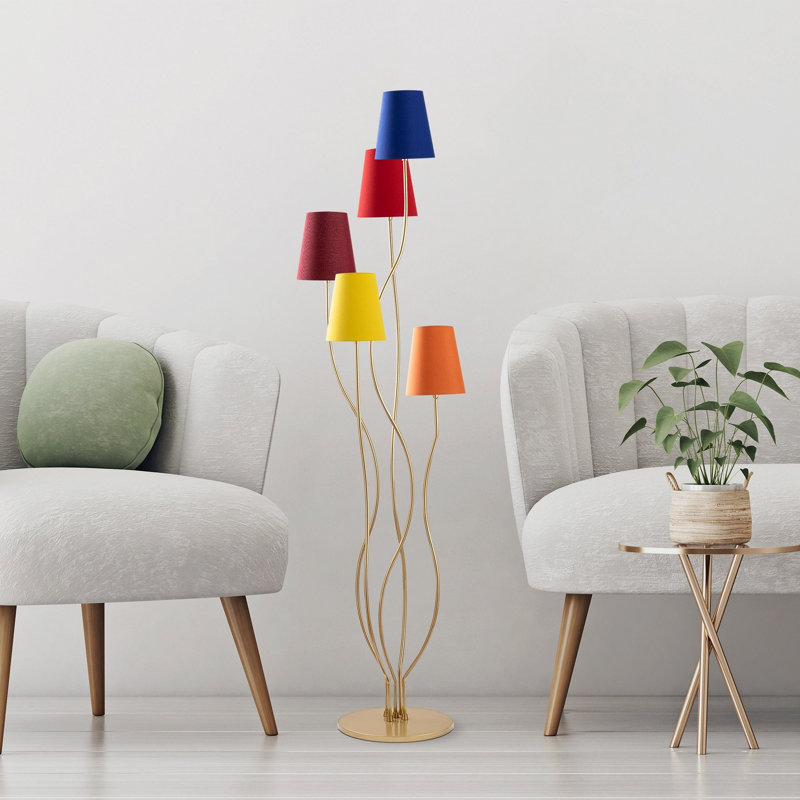 Nouveauté 17,292 po Chamond, Bleu / rouge / brun / jaune / orange, Or