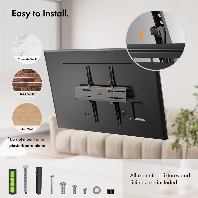 VonHaus Single Screen Wall Mount