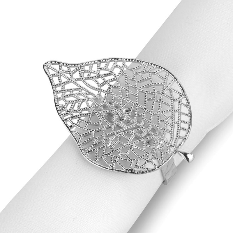 Metal Napkin Ring, Silver