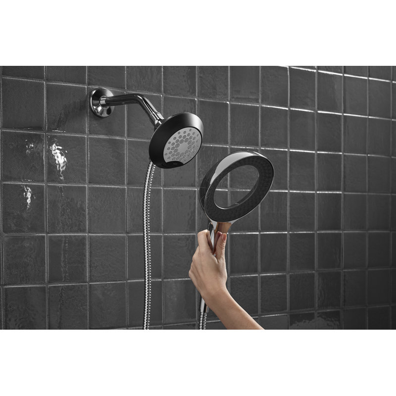Converge 3-Function Showerhead/Handshower Combo Set, 1.8 gpm, Polished Chrome