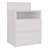 Taahir 2-Drawer Bedside Table with Open Shelf 40 cm White