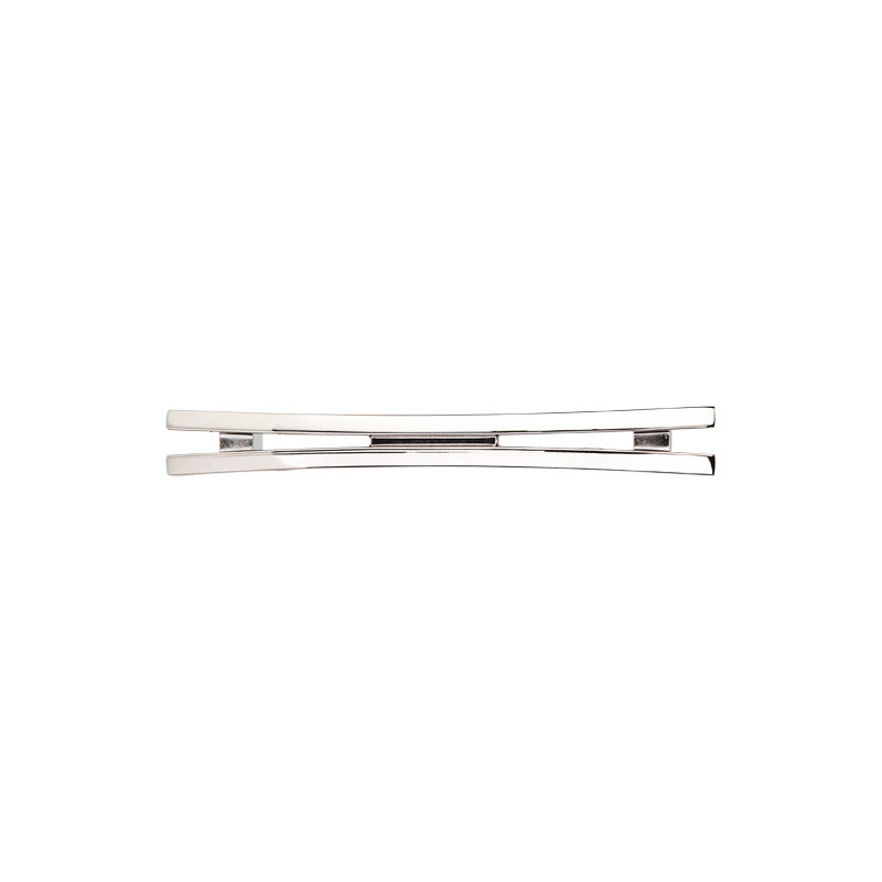 Flared 5" Center to Center Bar pull, Polished Nickel
