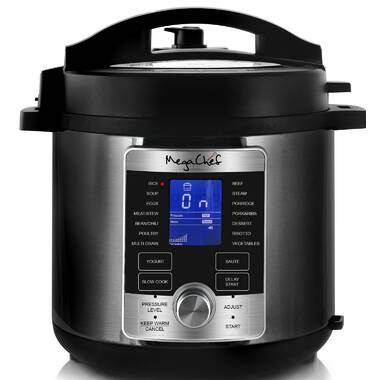COMFEE' 6 Quart Pressure Cooker 12-in-1 & Rice Cooker, 8-in-1 Stainless  Steel Multi Cooker, Slow Cooker, Steamer, Saute, and Warmer, 5.2 QT, 20  Cups