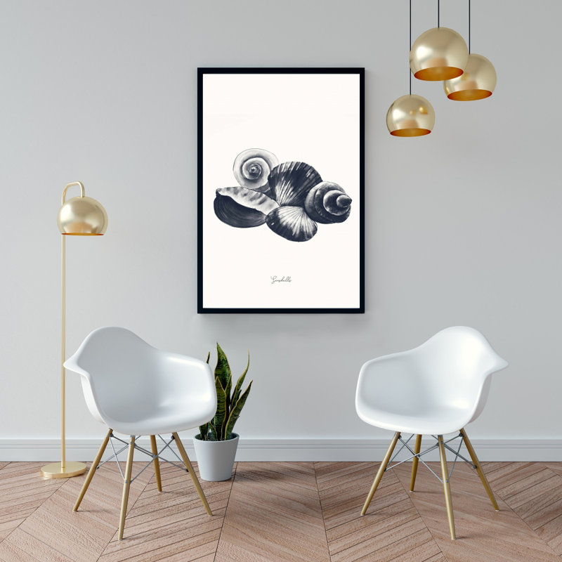 «Blue Seaside Shells», H 36 po x l 24 po