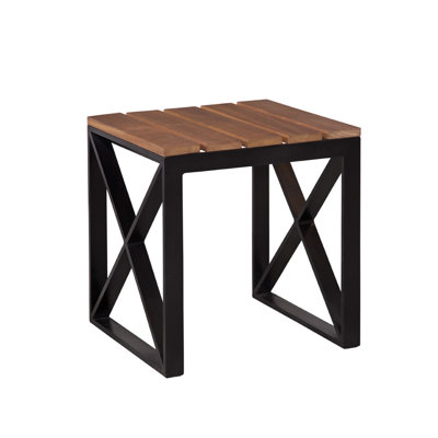 Mendocino Outdoor Square Teak Side Table