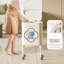 Poubelle avec pieds, porcelaine
