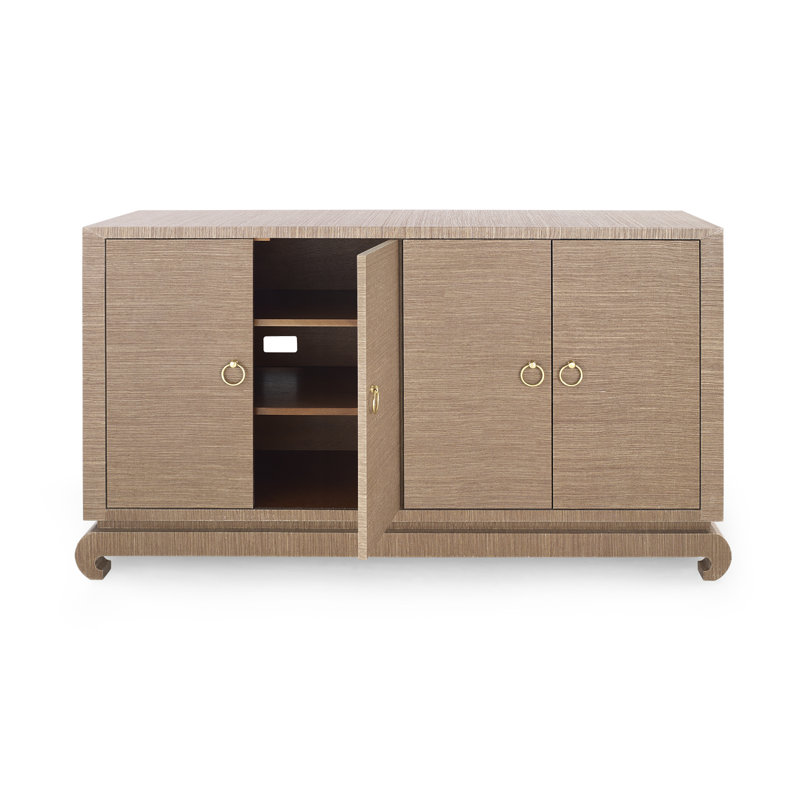 Meredith Sideboard, 30"H x 53.3"W x 18"D, Brown