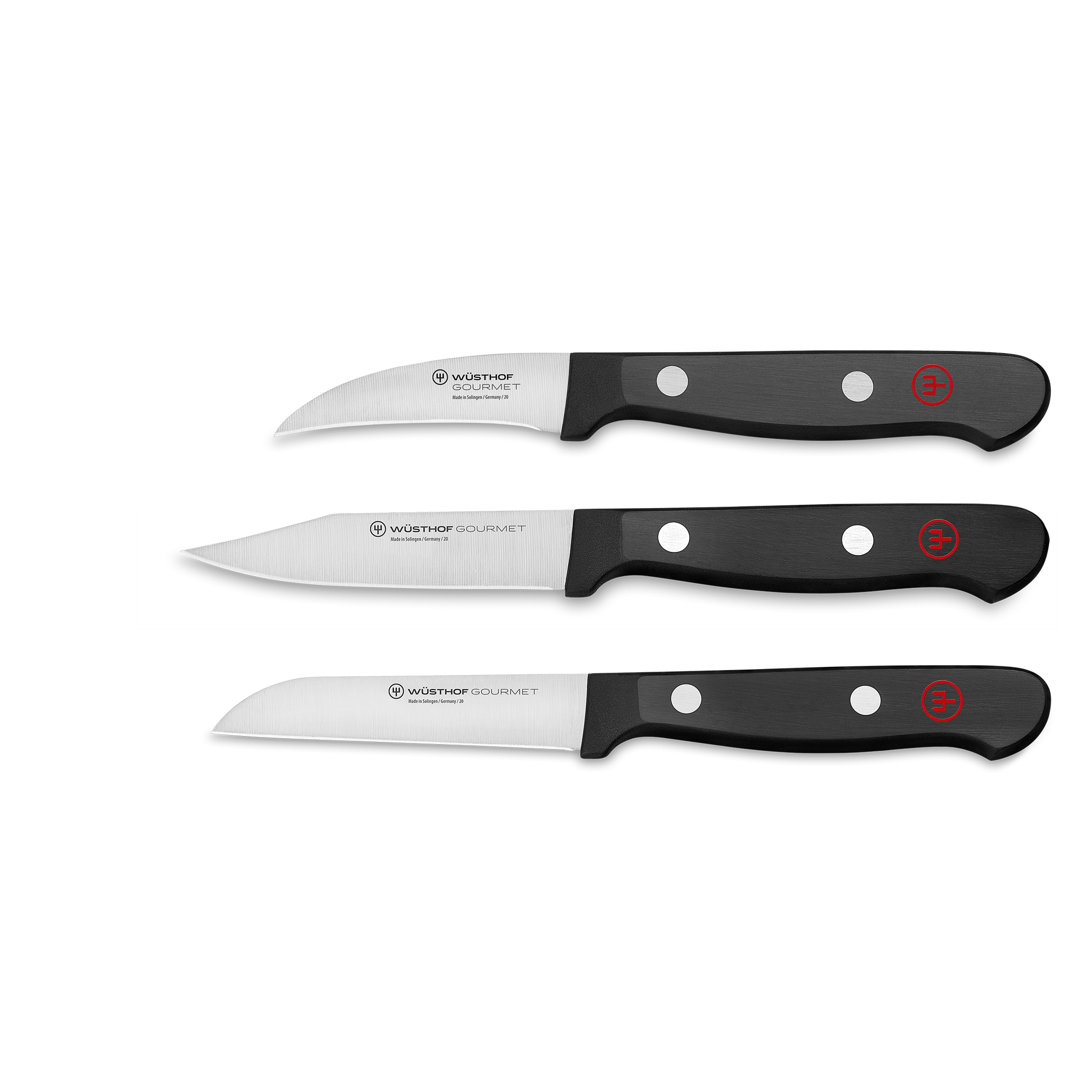 WÜSTHOF German Gourmet 3-Piece Paring Knife Set WÜSTHOF