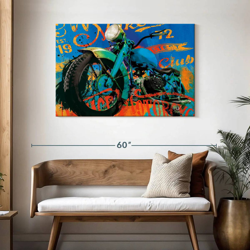 Vintage Bikes, 30" H x 45" W