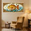 «Fantasy & Sci-Fi Colorful Fish Ocean Waves», ensemble de 3 impressions sur toile-1084922968
