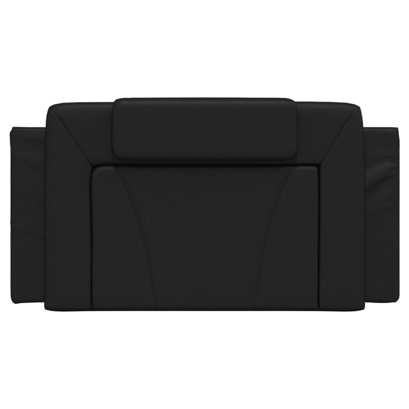 Coussin de tête de lit 39,4 po Ebern Designs, Noir