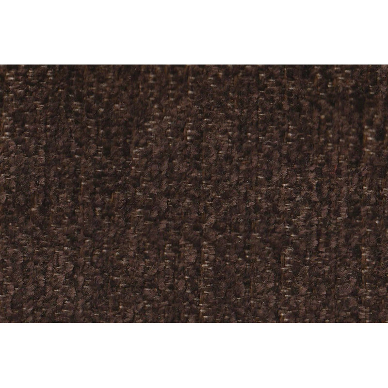 Abbondio 3-Piece Sectional Set W/ Ottoman, 35" H x 104" W 75" D, Dark Coffee Chenille