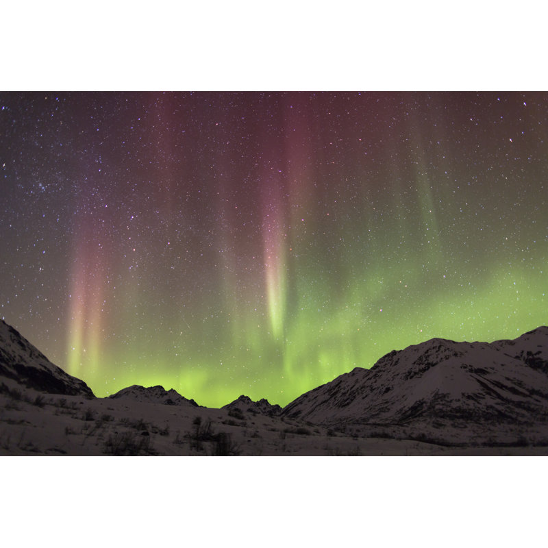 Anekey Aurora Borealis by AKauroraPhotos - Wrapped Canvas Print, 30cm H x 46cm W x 3.8cm D